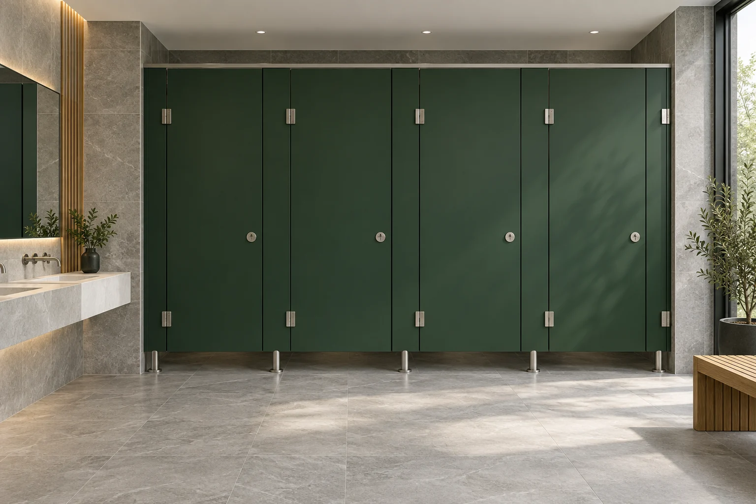 WC Kabin Sistemleri için temsili tasarım
